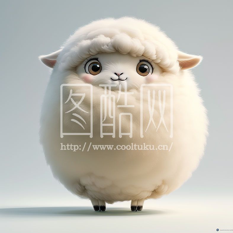 超萌可爱小羊