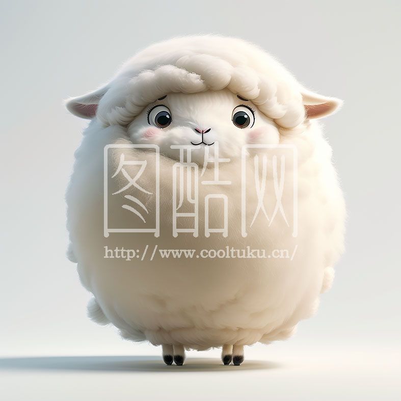 超萌可爱小羊
